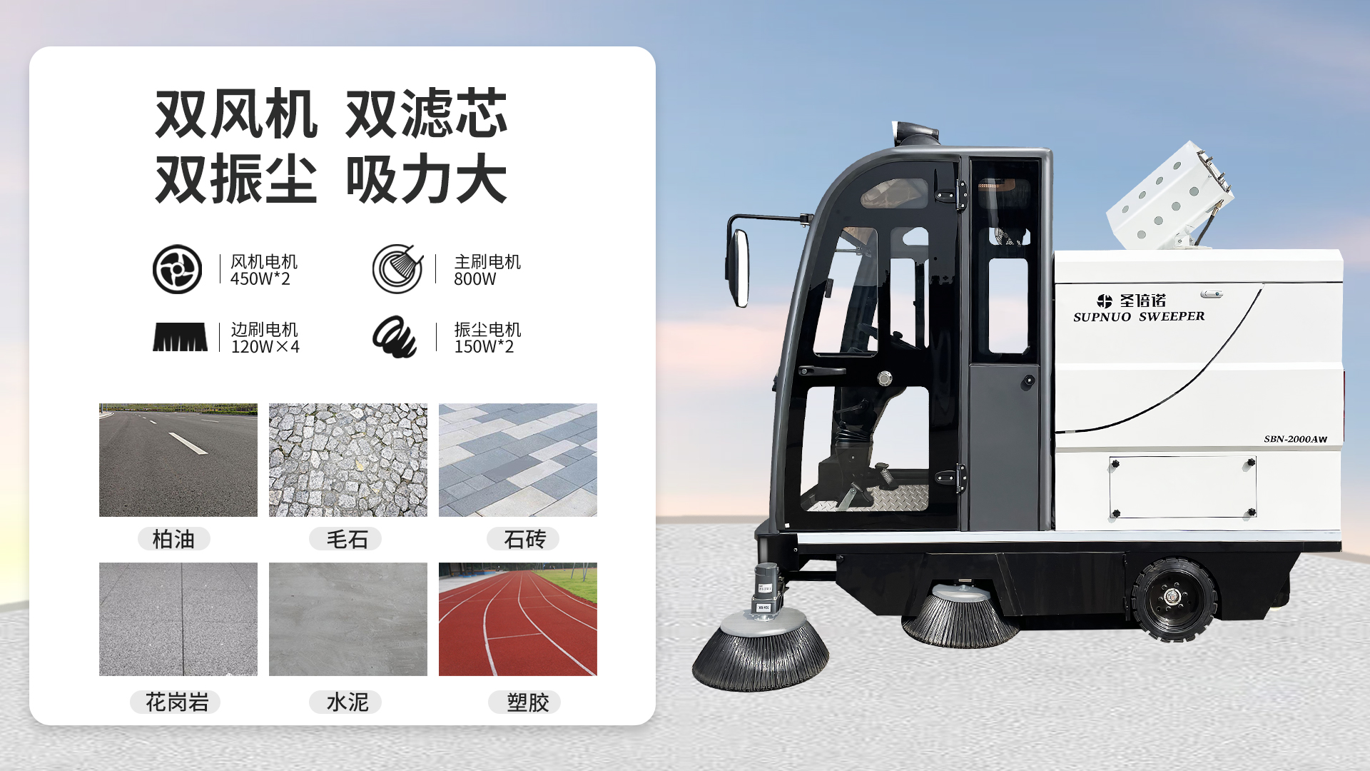 汶上电动扫地车的优势与应用场景